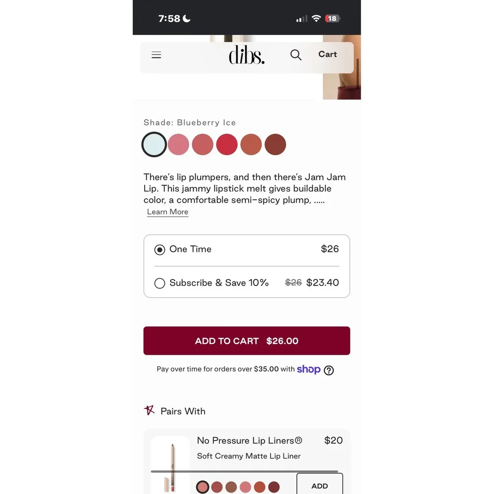 Dibs beauty jam